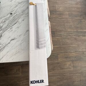 Kohler Cursiva 24” Towel Bar (model K-R26686-2MB) in Vibrant Brushed Moderne Bra